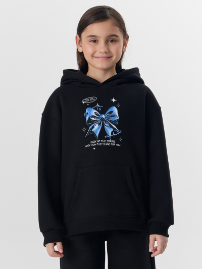 Брюки, худи Mark Formelle 397757/25-34631П-7П черный_печать_3_сл_на_пол - фото 3