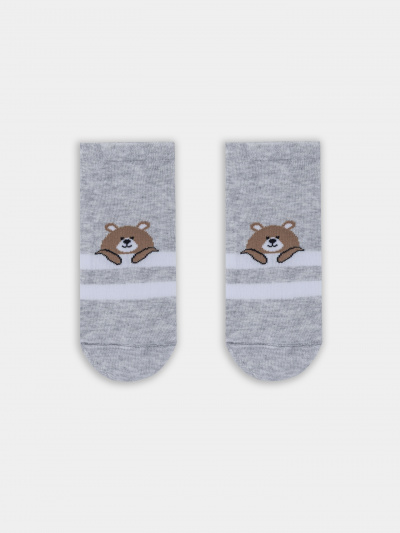 Носки Mark Formelle 406K-3180/B4-25406K св.серый_меланж_рис.3180 - фото 3