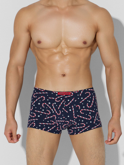 Трусы Mark Formelle 411122-3/25-5322П-5НГ леденцы_на_т.синем_т.синий_маленькие_леденцы_на_ - фото 1