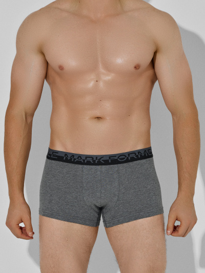 Трусы Mark Formelle 411124-2/25-5129ПК-5 т.серый_меланж_4348_F_графит - фото 1