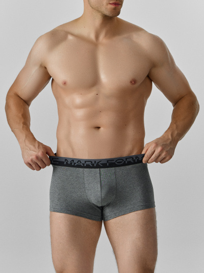 Трусы Mark Formelle 411124-2/25-5129ПК-5 т.серый_меланж_4348_F_графит - фото 3