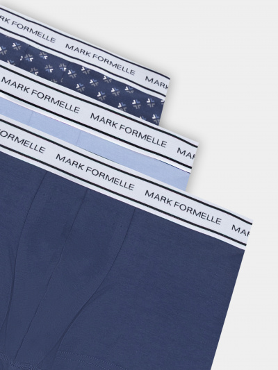 Трусы Mark Formelle 411124-3/25-5113П-5 узор_на_джинсовом_св.голубой_джинсовый - фото 2