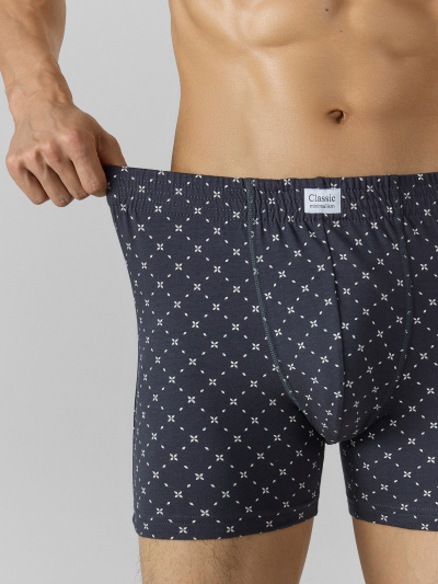 Трусы Mark Formelle 411143/25-5269П-5 нб_узор_сетка_на_т.сером - фото 3