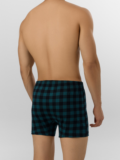 Трусы Mark Formelle 411152-2/25-5100П-0Н черная_клетка_на_зеленом_пряники_на_черном - фото 3