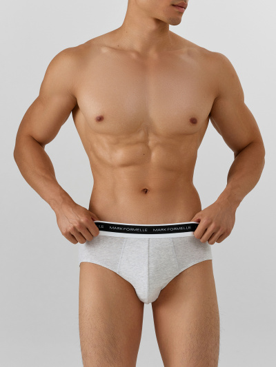 Трусы Mark Formelle 411170-3/25-5162Ц-5 серый_меланж_4306_А_шторм_черный - фото 5