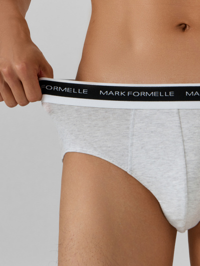 Трусы Mark Formelle 411170-3/25-5162Ц-5 серый_меланж_4306_А_шторм_черный - фото 4