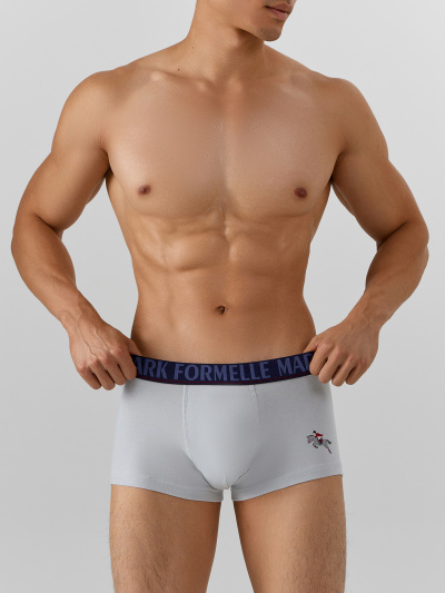 Трусы Mark Formelle 411188-2/25-5144П-5 св.серый_лошади_на_т.синем_2_сл_1тр_на_ЛВ_дет_пер - фото 5