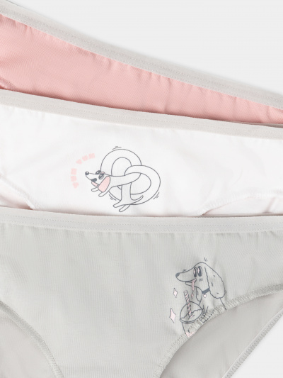 Трусы Mark Formelle 417742-3/25-18-36334ПП-5 св.розовый_печать1_2_сл_1тр_2тр_на_пер_дет_3_ - фото 2