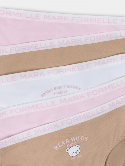 Трусы Mark Formelle 417749-5/25-15-36828П-5 обжаренный_миндаль_печать_2_сл_1тр_на_пер_1_сл - фото 2