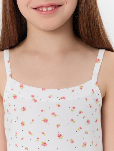 Топ Mark Formelle 427735/1/25-38014П-5 цветочки_на_белоснежном - фото 4