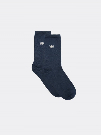 Носки Mark Formelle 430K-1492/B3-20430K-3 т.синий_рис.1492 - фото 1