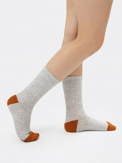 Носки Mark Formelle 444K-2075/B3-22444K-2 св.серый_меланж_рис.2075 - фото 1