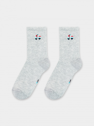 Носки Mark Formelle 444K-2364/B5-23444K св.серый_меланж_рис.2364 - фото 1