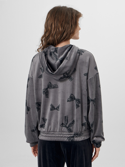 Толстовка Mark Formelle 502984/25-37312ПП-3 бантики_на_сером - фото 4