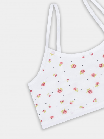 Топ Mark Formelle 517718/25-33743П-5 цветочки_на_белоснежном - фото 2