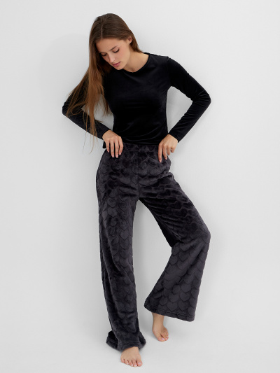 Брюки Mark Formelle 532539/25-36112ПП-15 серые_сердечки - фото 1