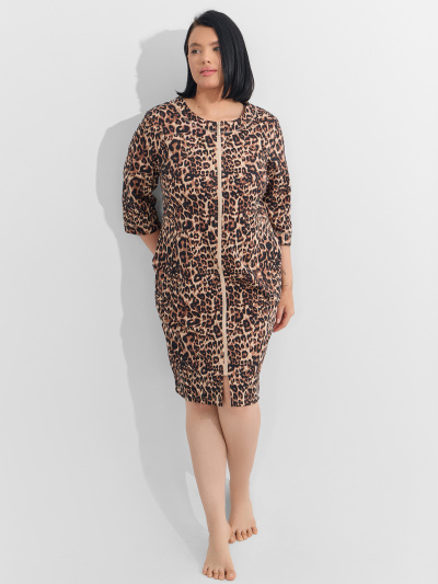 Халат Mark Formelle 552266-1/25-37524ПП-0 леопард_на_песочном - фото 3