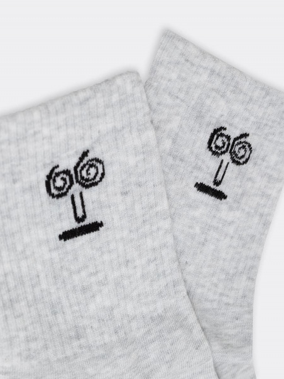 Носки Mark Formelle 556U-1636/22556U св.серый_меланж_рис.1636 - фото 3