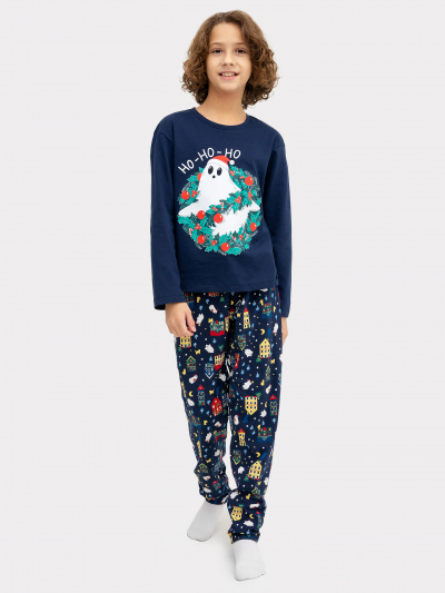 Брюки, джемпер Mark Formelle 563323/24-ОБР27417ПП-0 море_домики_на_синем_БРАК_ПОЛОТНА_У014_Стирка - фото 2