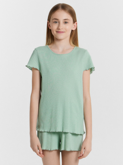 Футболка, шорты Mark Formelle 567752/25-32377Ц-1 яблочно_мятный - фото 2