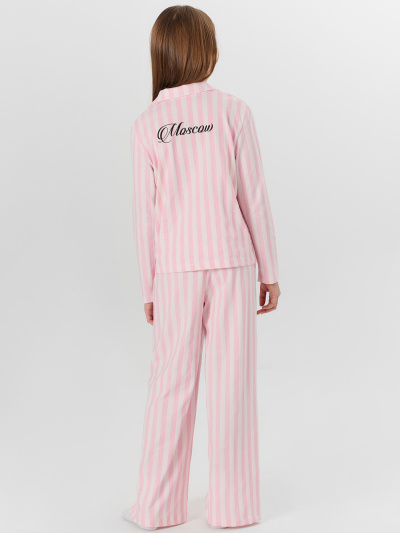 Брюки, рубашка Mark Formelle 567754/25-37346ПП-0 розовая_полоска_Moscow_1_сл_на_спинке - фото 3