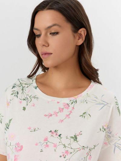 Сорочка Mark Formelle 572310/25-36120ПП-0 полевые_цветы_на_молочном - фото 3