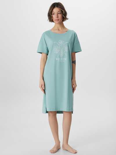 Сорочка Mark Formelle 572310/25-36120ПП-0 шалфей_печать_1_сл_на_пол - фото 1