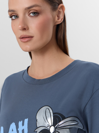 Платье Mark Formelle 572388/25-35648ПП-5 графит_печать_Печать - фото 3