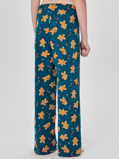 Брюки Mark Formelle 587001/25-37365ПП-0 праздничные_печеньки_на_зеленом - фото 2