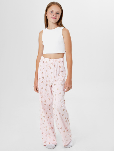 Брюки Mark Formelle 587001/25-37366ПП-0 мишки_с_цветами_на_розовом - фото 1