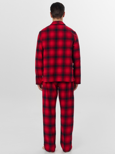 Брюки, рубашка Mark Formelle 591047/24-5071ПП-9 красная_клетка_на_черном - фото 2