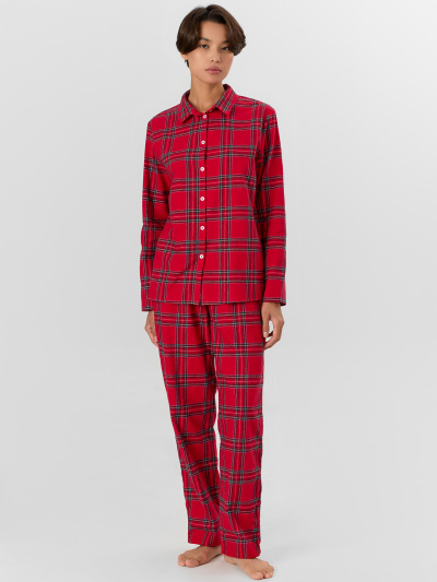 Брюки, рубашка Mark Formelle 592368/25-37521ПП-9 клетка_на_красном - фото 1