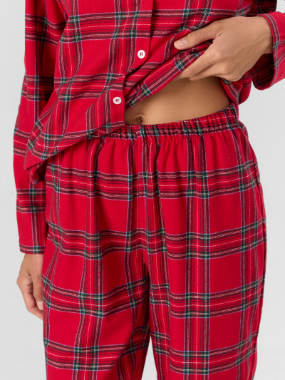 Брюки, рубашка Mark Formelle 592368/25-37521ПП-9 клетка_на_красном - фото 5