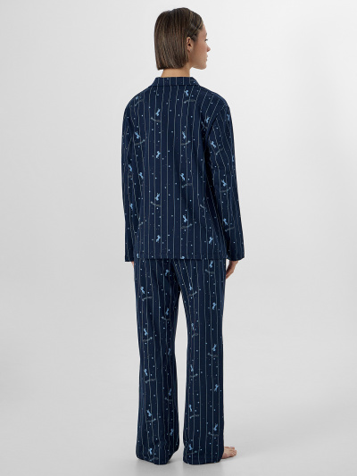 Блуза, брюки Mark Formelle 592462/25-37180ПП-0 лошади_на_синей_полоске - фото 2