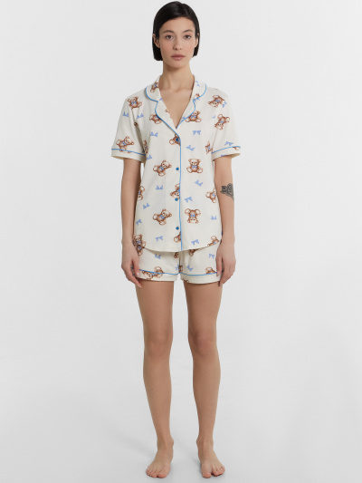 Рубашка, шорты Mark Formelle 592478/25-38954ПП-0 мишки_на_молочном - фото 3