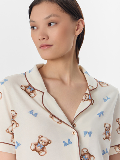 Рубашка, шорты Mark Formelle 592478/25-38954ПП-0 мишки_на_молочном1 - фото 4