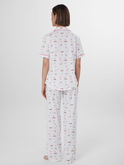 Брюки, жакет Mark Formelle 592523-1/25-35959ПП-0 собачки_на_белом - фото 2