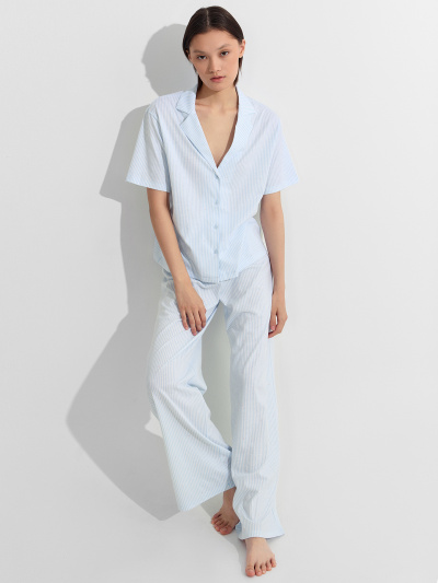 Брюки, рубашка Mark Formelle 592554/25-35489ПП-0 голубая_полоска - фото 1