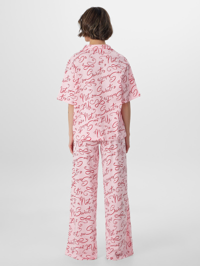 Брюки, рубашка Mark Formelle 592554/25-38160ПП-0 текст_на_розовом - фото 2