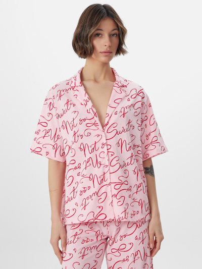 Брюки, рубашка Mark Formelle 592554/25-38160ПП-0 текст_на_розовом - фото 3