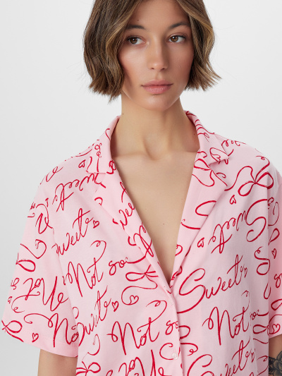 Брюки, рубашка Mark Formelle 592554/25-38160ПП-0 текст_на_розовом - фото 4