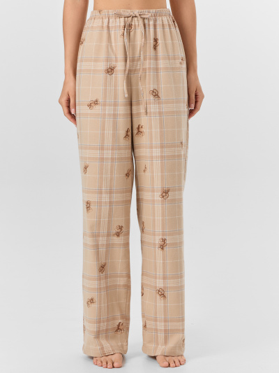 Брюки, джемпер Mark Formelle 592625/25-36548ПП-14 белый_клетка_с_мишки_на_песочном_4_сл_на_пол - фото 5