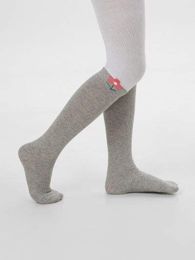 Колготки Mark Formelle 712K-2797/B1-24712K белый_серый_меланж_рис.2797 - фото 4