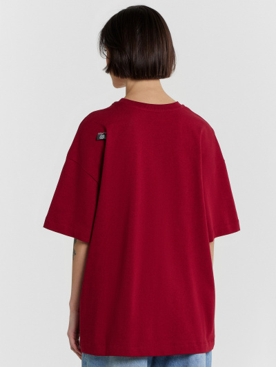 Футболка Mark Formelle 112953/24-26463П-0 вино_печать_3_сл_на_пол_Д - фото 3