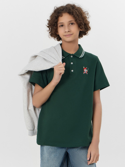 Майка Mark Formelle 113430/1/25-38118Ц-11-2 т.зеленый_669_W_вышивка - фото 1