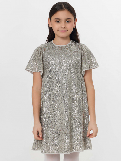 Платье Mark Formelle 157975/25-37593Ц-16 серебристые_пайетки - фото 1