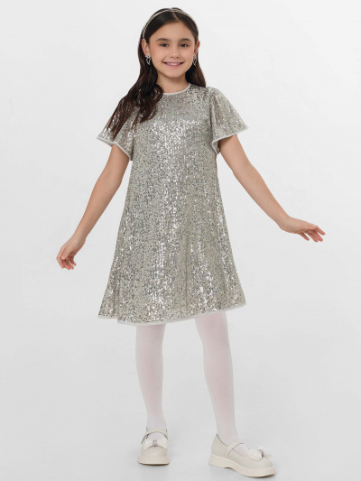 Платье Mark Formelle 157975/25-37593Ц-16 серебристые_пайетки - фото 5