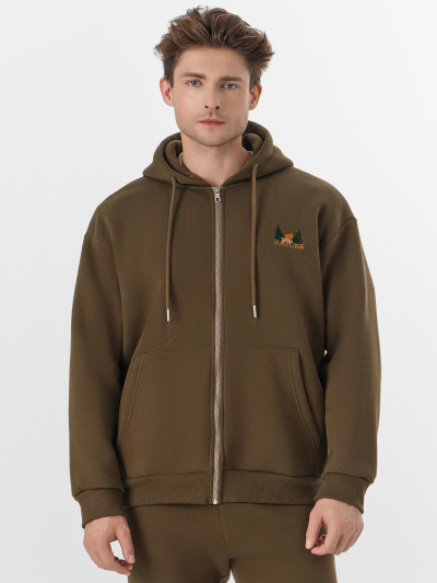 Брюки, толстовка Mark Formelle 191034/25-5210Ц-7П-2 жженая_охра_664_W_вышивка - фото 2