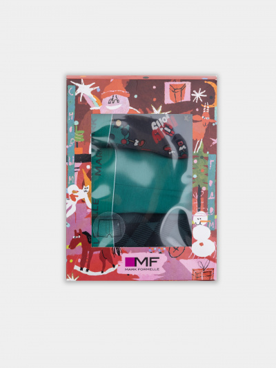 Трусы Mark Formelle 411124-3/25-5321П-5НГ елки_на_черном_зеленый_ч.клетка_на_зеленом - фото 5