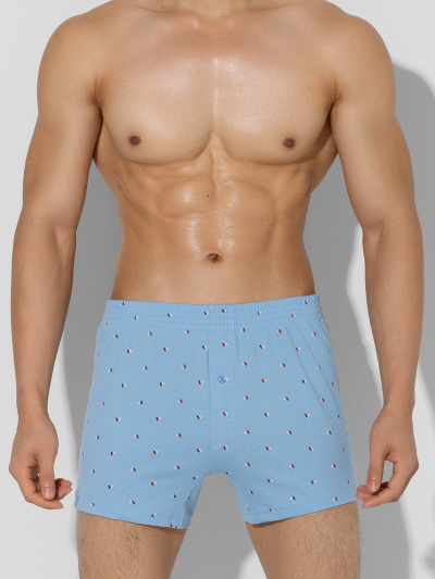 Трусы Mark Formelle 411152-3/25-5323П-0 узор_на_п.голубом_узор_на_гл.синем_узор_на_черном - фото 2